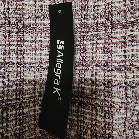 LAST CHANCE NWT Tweed look dress Sz M - Picture 4 of 6